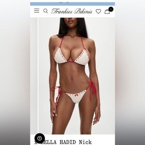 Bella Hadid x Frankie’s Bikinis collab bikini set